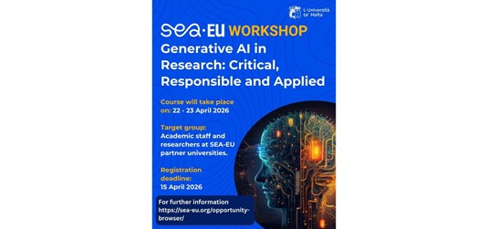 SEA-EU Workshop: Generative AI in Research – Critical, Responsible and Applied